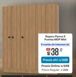 Promart Ropero Parma 5 oferta