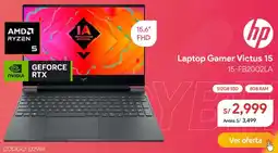 Hiraoka HP Laptop gamer victus 15 oferta