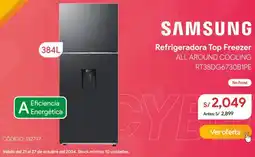 Hiraoka SAMSUNG refrigeradora top freezer oferta
