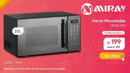 Hiraoka MIRAY Horno Microondas oferta