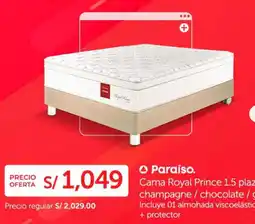 Wong Paraíso cama royal prince oferta