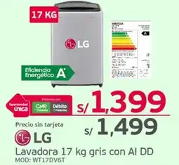 Tottus LG Lavadora oferta