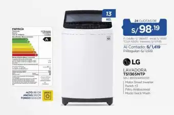 El Gallo Más Gallo LG Lavadora oferta