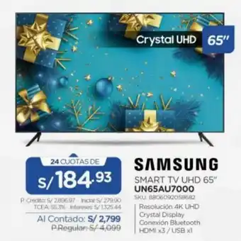 Samsung Smart TV UHD 65"