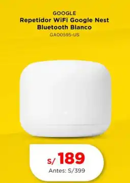 La Curacao Google Repetidor WiFi Google Nest Bluetooth Blanco oferta