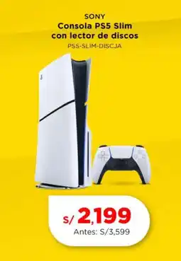 La Curacao Sony Consola PS5 Slim con lector de discos oferta