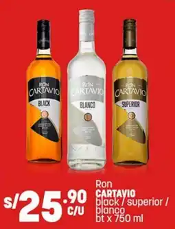 Plaza Vea CARTAVIO Ron oferta