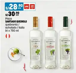 Plaza Vea Santiago Queirolo Pisco oferta