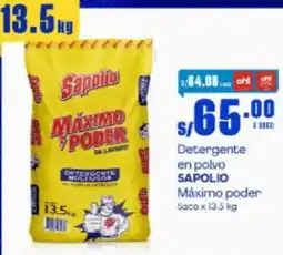 Makro Sapolio detergente en polvo oferta
