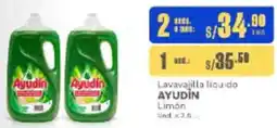 Makro AYUDIN lavavajilla liquido limón oferta