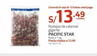 Makro Rodajas de calamar pacific stars oferta