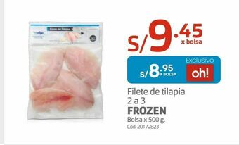 Makro Filete de tilapia 2 a 3 frozen oferta