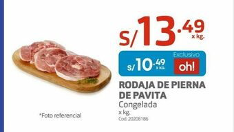Makro Rodaja de pierna de pavita oferta