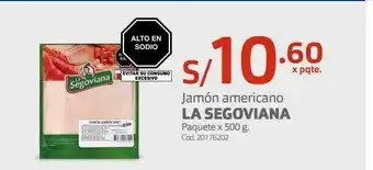 Makro Jamón americano la segoviana oferta