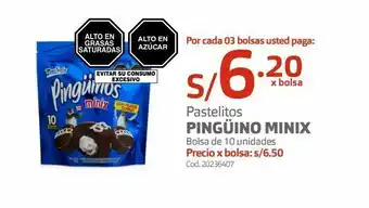 Makro Pastelitos pingüinos minix oferta