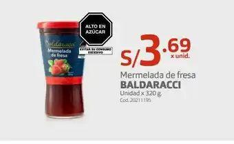 Makro Mermelada de fresa baldaracci oferta