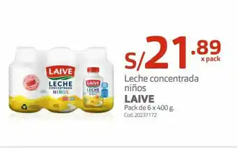 Makro Leche concentrada niños oferta