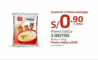 Makro Avena clasica 3 ositos oferta
