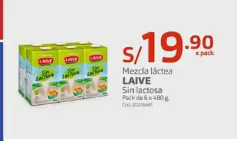 Makro Mezcla lactea laive sin lactosa oferta
