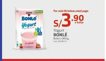 Makro Yogurt bonlé bolsa x 800 g oferta