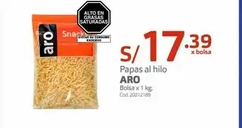 Makro Papas al hilo aro oferta