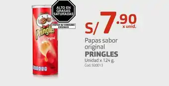 Makro Papas sabor original pringles oferta