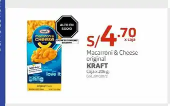 Makro Macarroni & cheese original kraft oferta