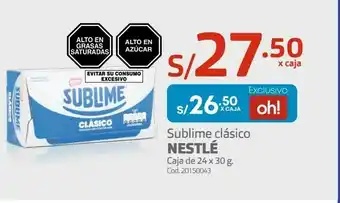 Makro Sublime clasico nestlé oferta