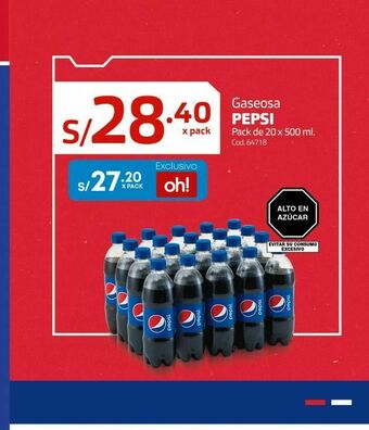 Makro Gaseosa pepsi oferta