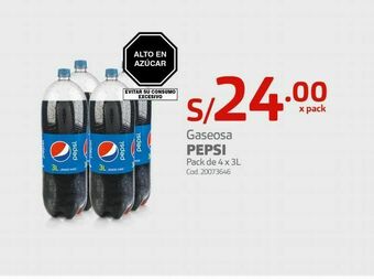 Makro Gaseosa pepsi oferta
