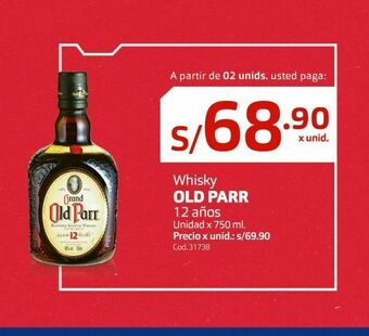 Makro Whisky old parr oferta