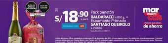 Makro Espumante santiago queirolo oferta