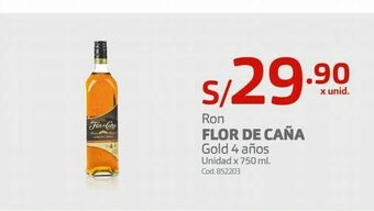 Ron flor de caña