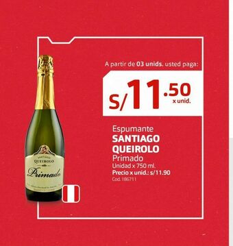 Makro Espumante santiago queirolo oferta