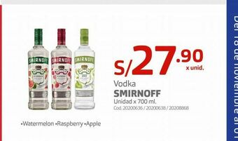 Makro Vodka smirnoff oferta