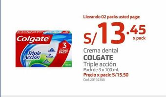 Makro Crema dental colgate oferta