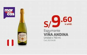 Makro Espumante viña andina oferta