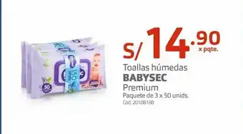 Makro Toallitas húmedas para bebé babysec oferta