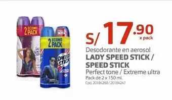 Makro Desodorante aerosol speed stick oferta