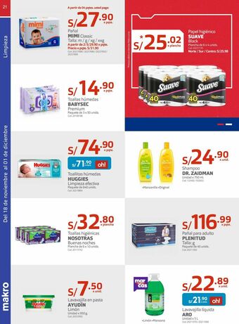 Makro Pañales oferta