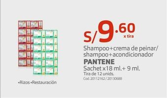 Makro Shampoo pantene oferta
