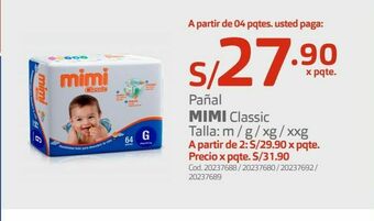 Makro Pañales mimi oferta