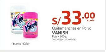 Makro Quitamanchas vanish oferta