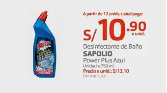 Desinfectante sapolio