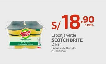Makro Esponja scotch brite oferta
