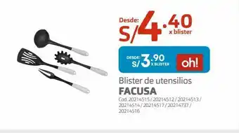 Makro Utensilios de cocina facusa oferta