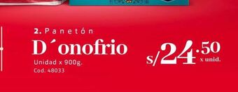 Makro Panetón d'onofrio oferta
