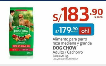 Makro Comida para perros dog chow oferta