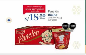 Makro Panetón bimbo oferta
