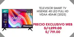 TELEVISOR SMART TV HISENSE 40"